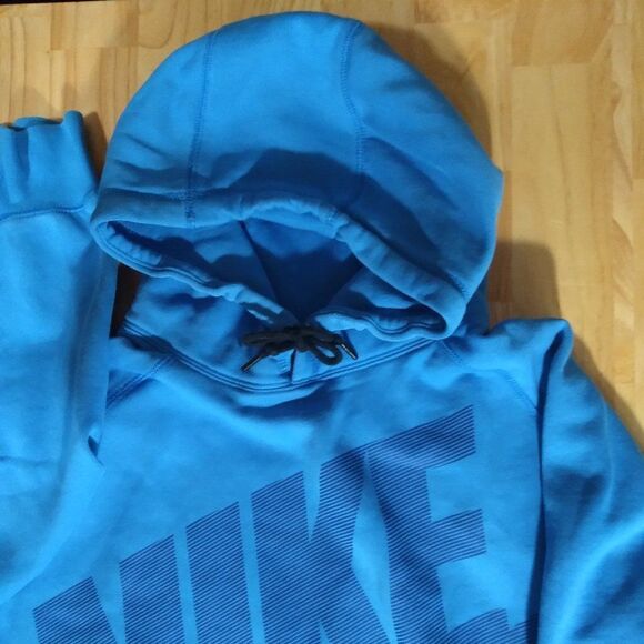 Vintage Nike Big Logo Spell Out Hoodie Sweatshirt - Picture 3 of 9